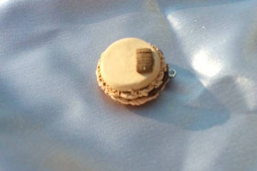 Chocolate Macaron Charm