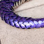 Purple Dragon Tail Engravings Close-Up