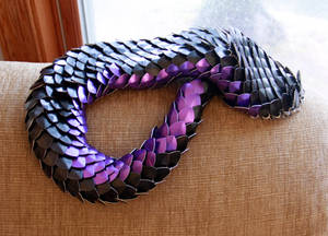 black and purple dragon tail