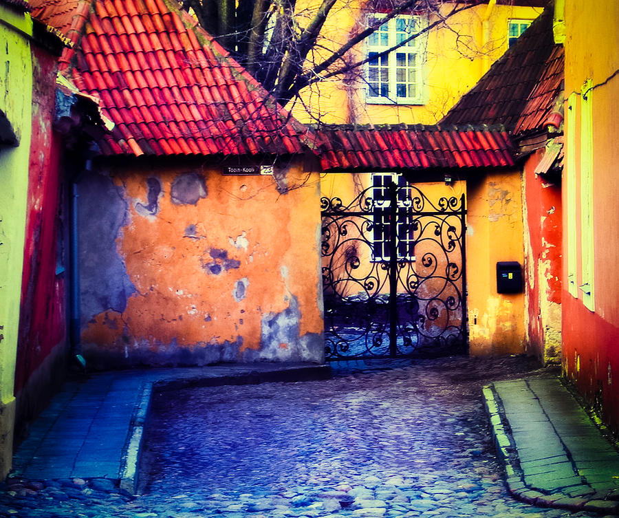 with colorful glasses in tallin