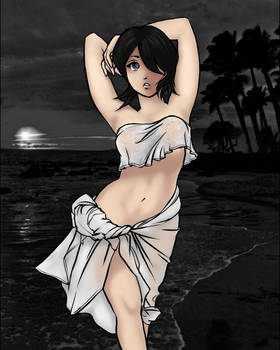 Rukia at the beach