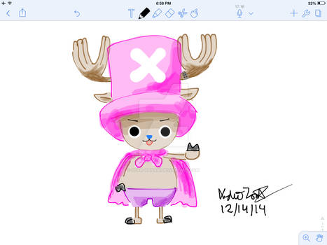 Chopper Sketch on Notability App