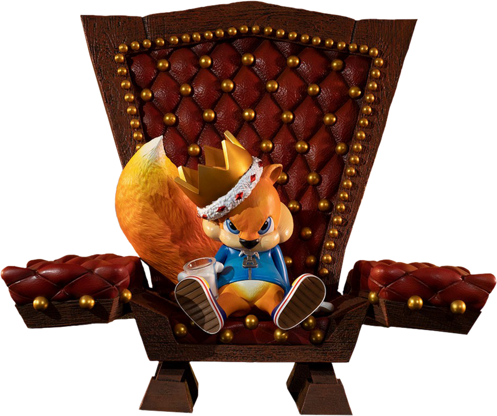 Conker (Conker's Bad Fur Day) Render by Randor2000 on DeviantArt