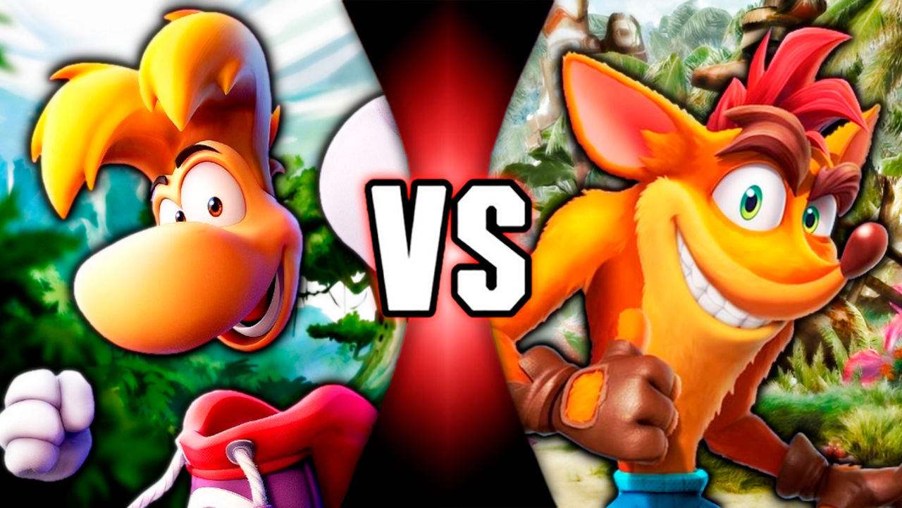 Rayman vs Crash (Remake) by Randor2000 on DeviantArt