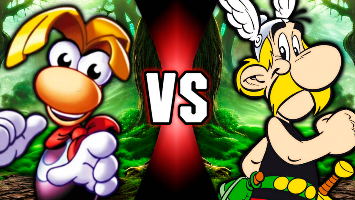 Rayman vs Asterix by Randor2000 on DeviantArt