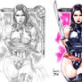 Psylocke Colors (Leandro) Before and After