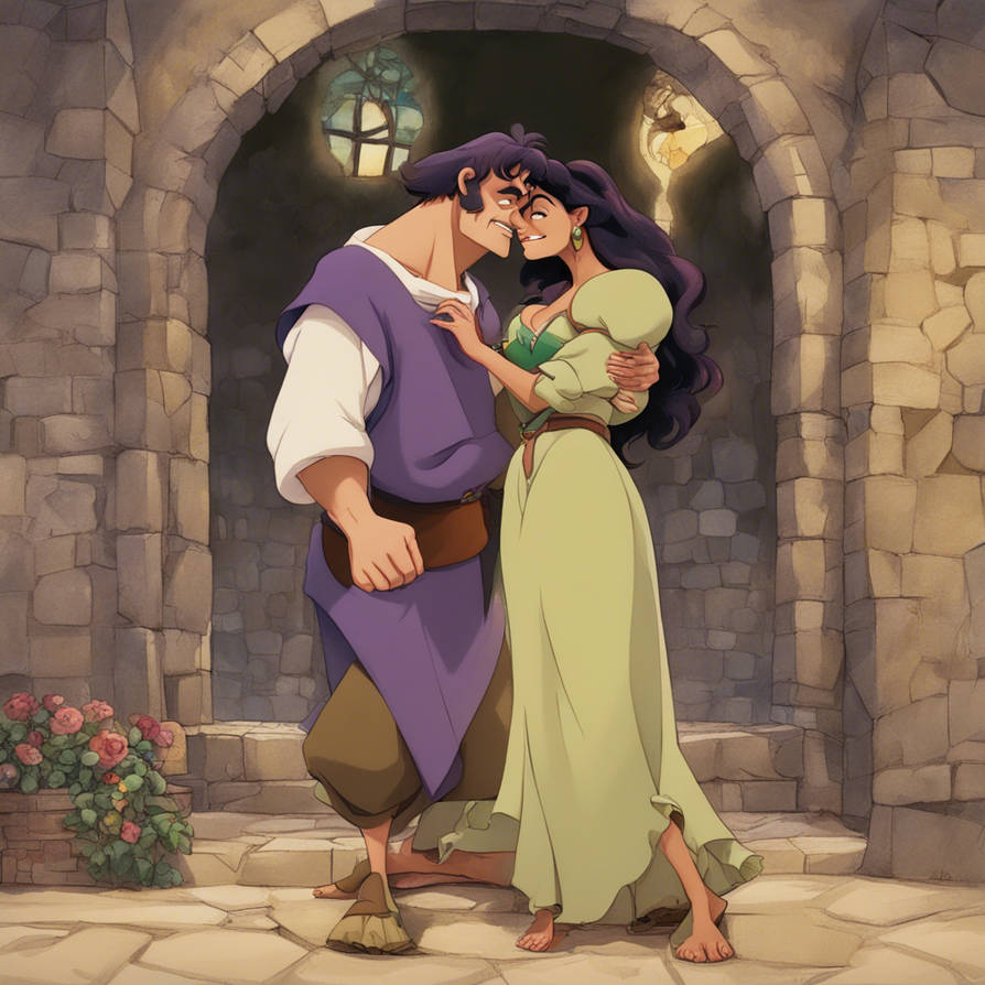 Quasimodo And Esmeralda By George WillisIII On DeviantArt quasimodo-and-esmeralda-by-george-willisiii-on-deviantart