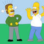 Homer's short tempered neighbour, Flanders