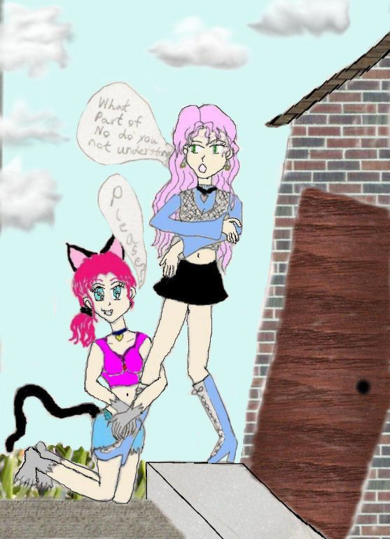 A Catgirl and her Owner by psycho-chic27 on DeviantArt