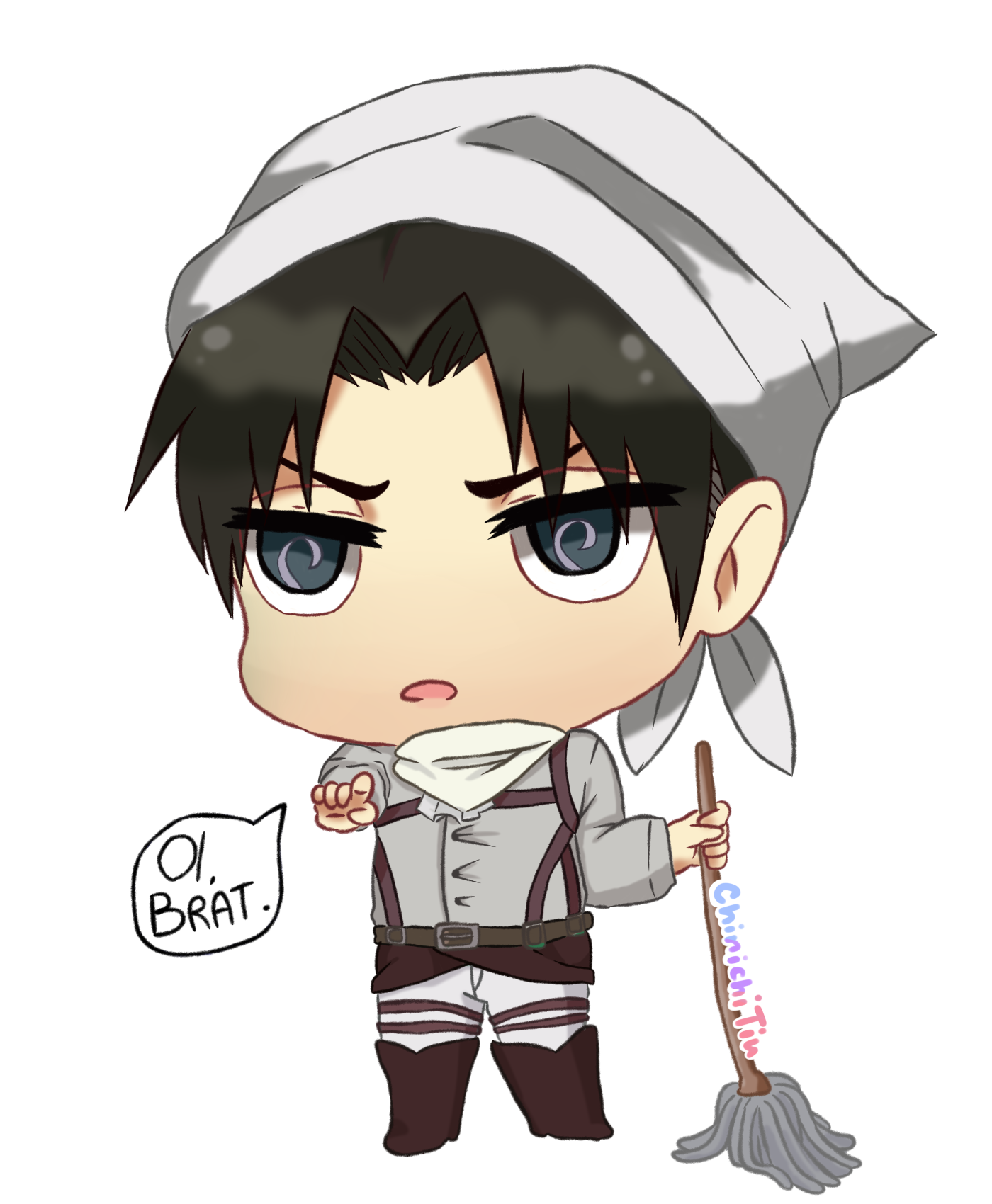 Shingeki No Kyojin Eren Titan Chibi