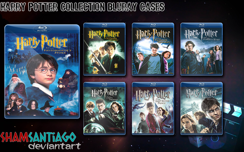 Harry Potter Collection Bluray Cases