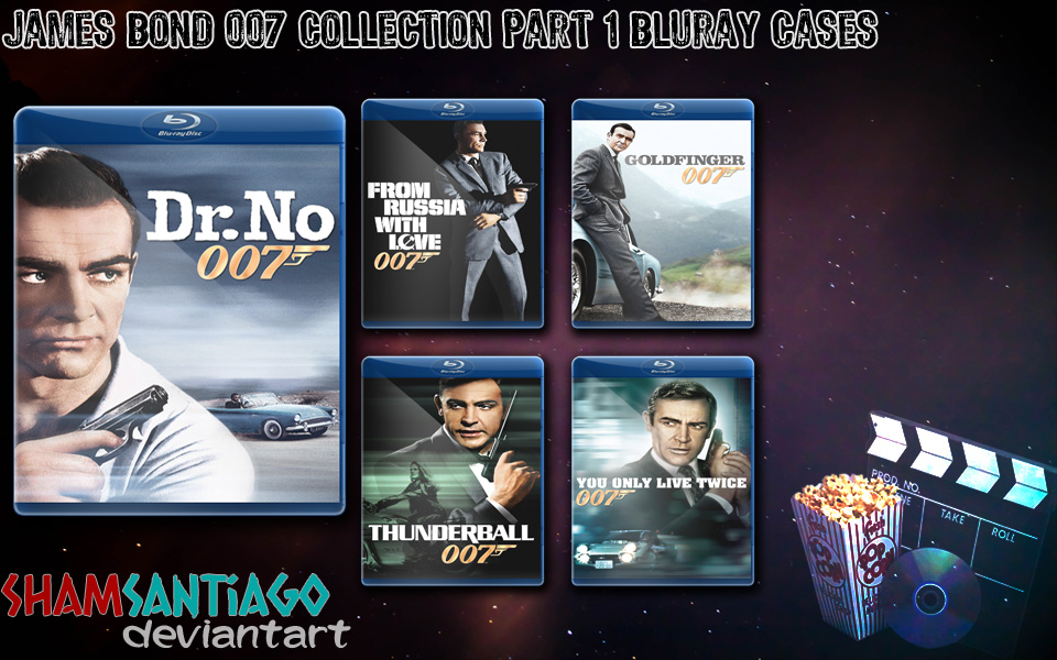 James Bond 007 Collection Part 1 Bluray Cases