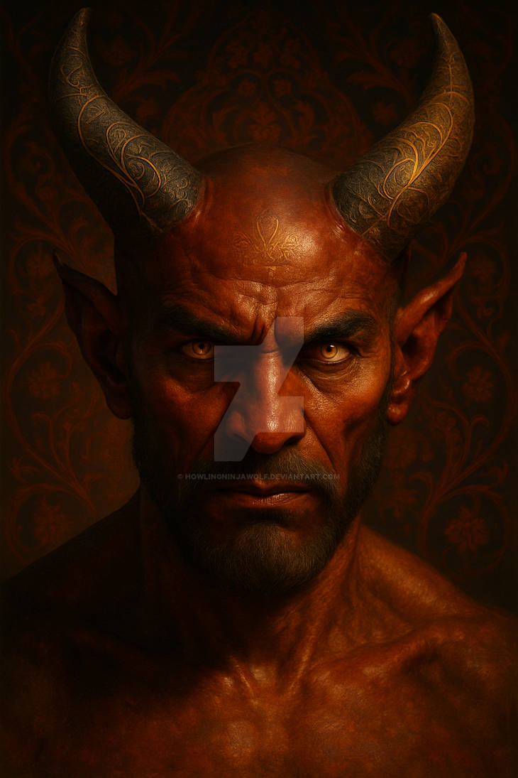 Persian Devil Portrait by HowlingNinjaWolf on DeviantArt