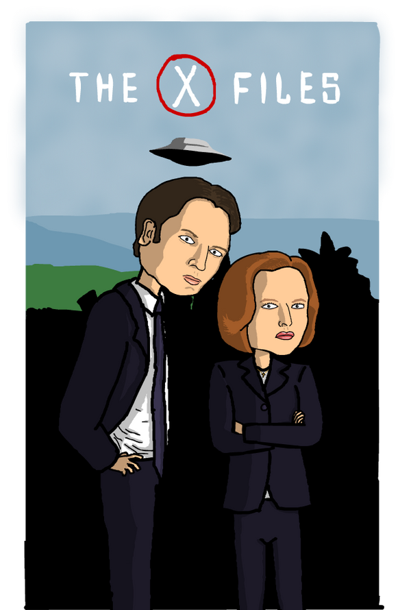 X Files Simple Graphics Quick Draw #2 - The X-Files I by Sheep-MooseArt on DeviantArt
