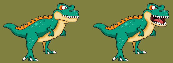 Custom T-Rex Sprites by PopplioPower on DeviantArt