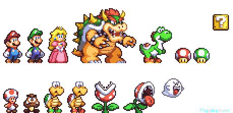 Sprites Aus Super Mario World All That s Left Is You And The Void smw-mario-and-luigi-sprites
