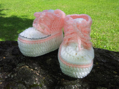 pink baby sneakers