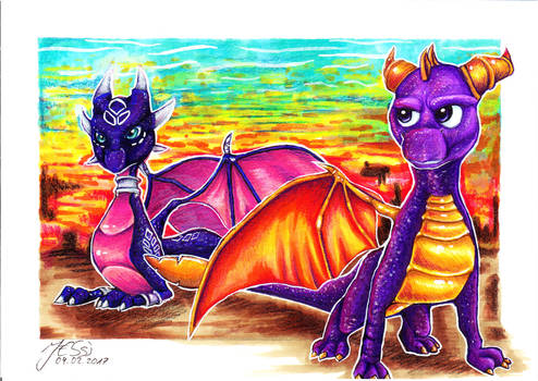 Together | Spyro and Cynder Dawn of the Dragon