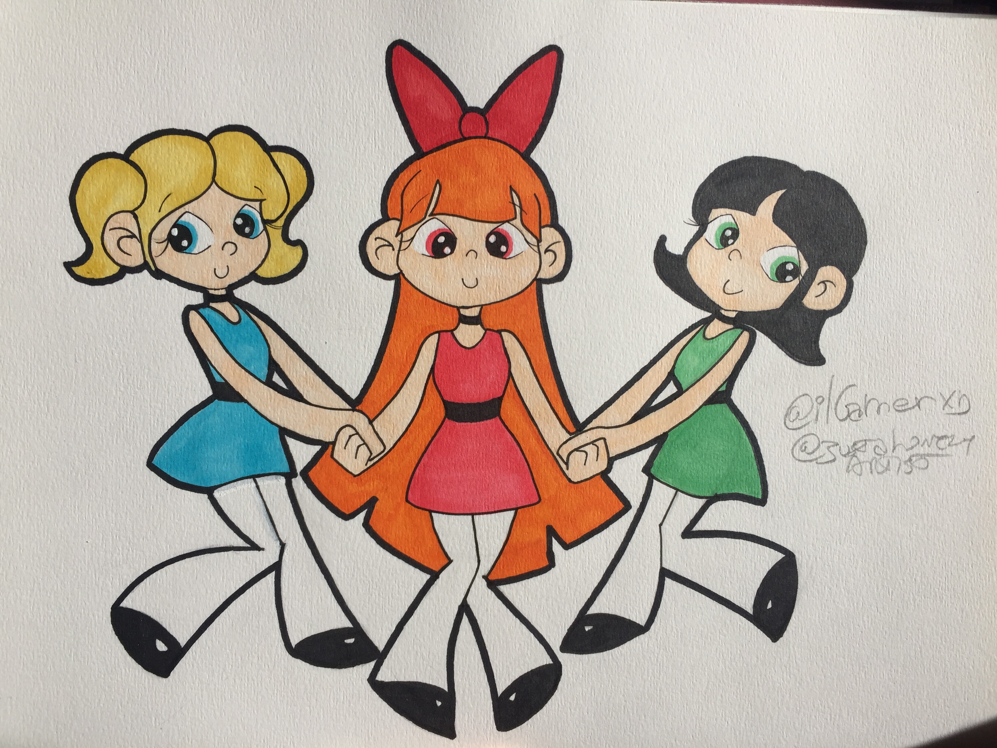 Powerpuff Style. Deviantart Powerpuff girls in my style by ilGamerXD on DeviantArt