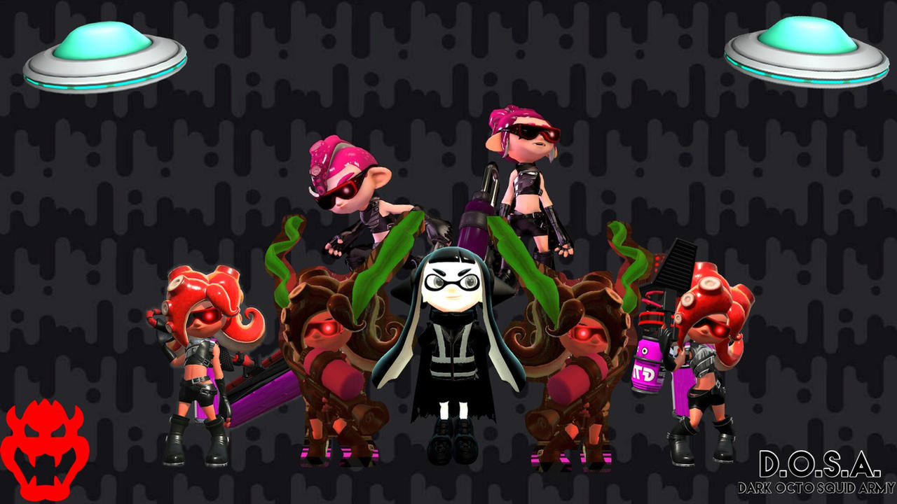 Dark Squid and Bowser's Octoling Army/D.O.S.A. by DropBox5555 on DeviantArt
