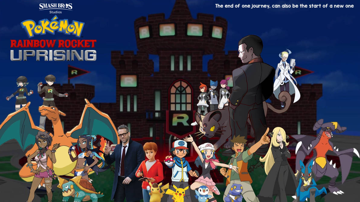 Pokemon Rocket Rising Pokemon: Rainbow Rocket Uprising (Poster) by DropBox5555 on DeviantArt