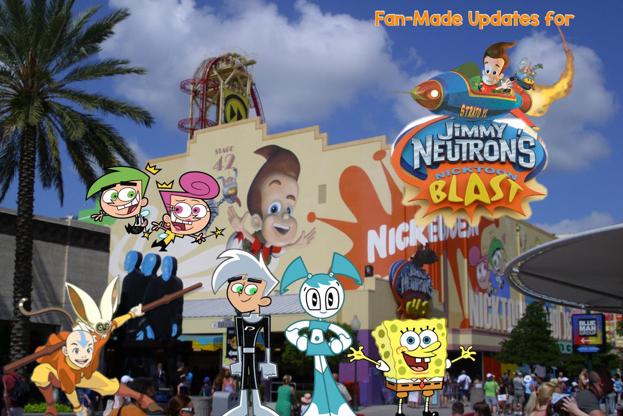 Jimmy Neutron Ride Fan Updates for Jimmy Neutron's Nicktoon Blast by DropBox5555 on DeviantArt