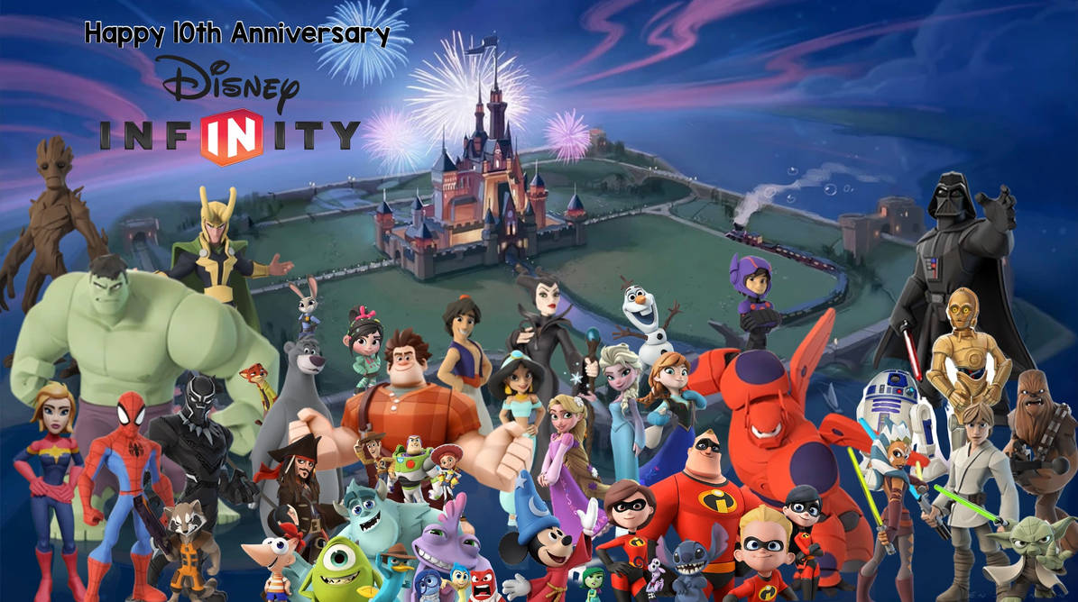 Happy 10th Anniversary Disney Infinity by DropBox5555 on DeviantArt