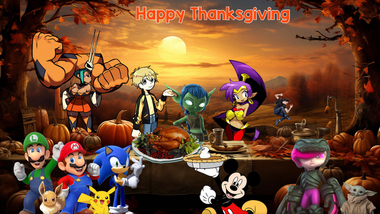 Happy Thanksgiving day 2023! by Miqkaela08 on DeviantArt