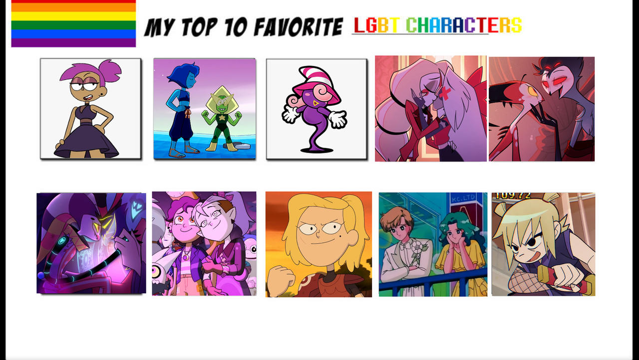 My Top 10 Favorite LGBTQ Characters by DropBox5555 on DeviantArt