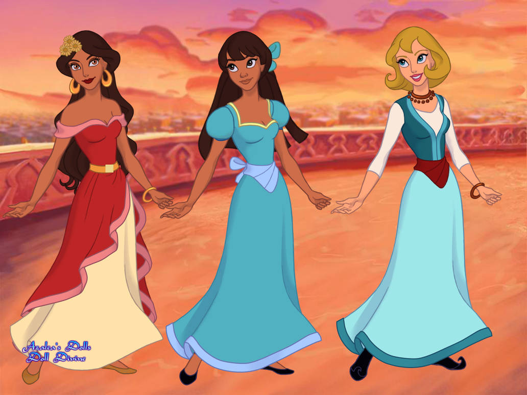Elena and Friends by Disneycow82 on DeviantArt