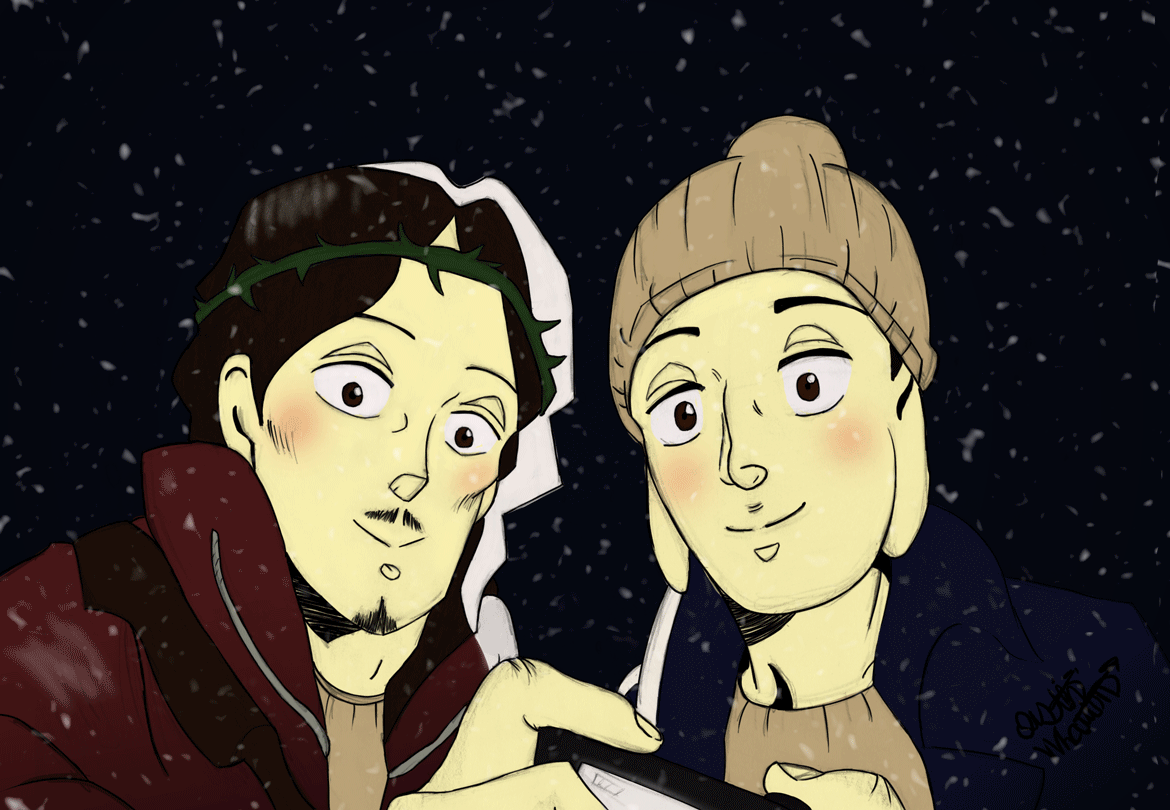 In The Snow. Saint Young Men (Animated) by justinwharton on DeviantArt