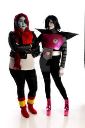 Mettaton And Undyne 2