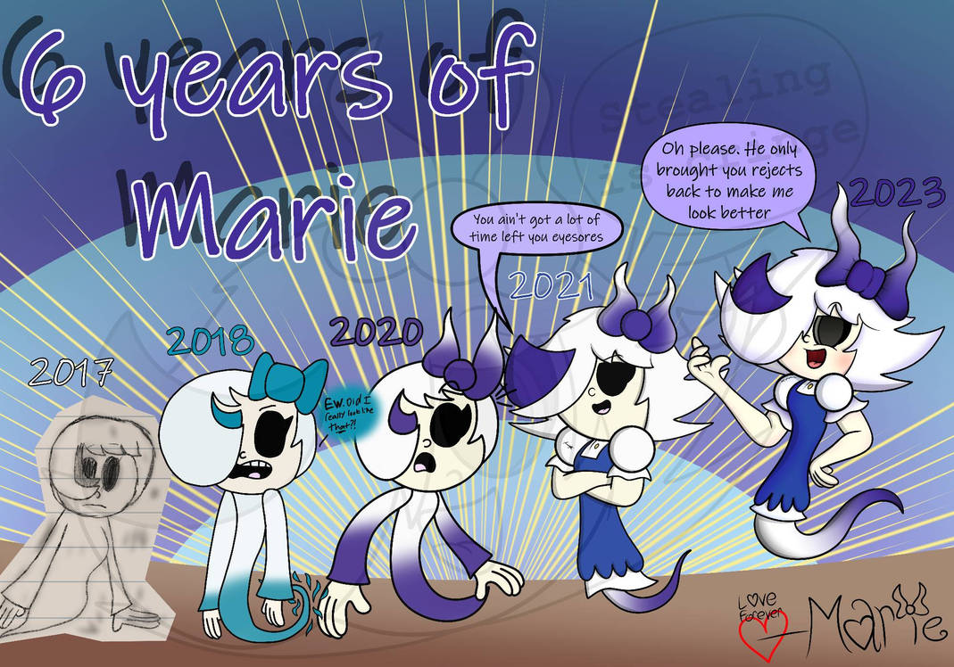 Marie Evolution by StarLoyd424 on DeviantArt