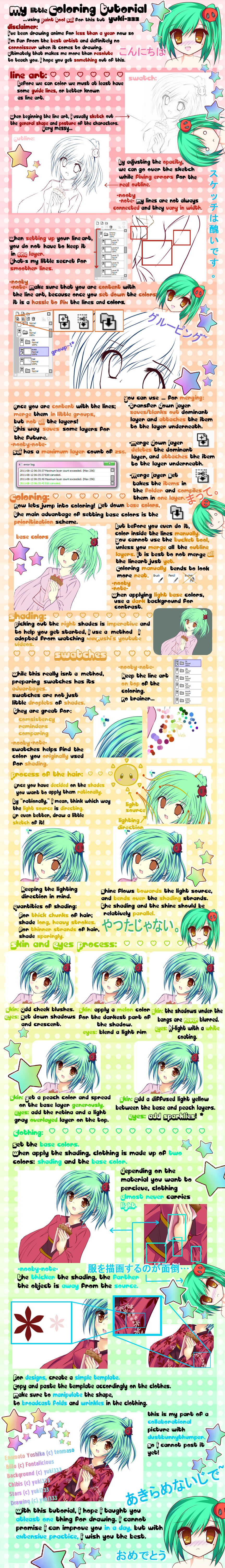 My little coloring tutorial