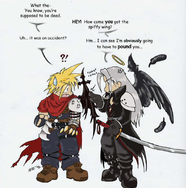 sephiroth is angry