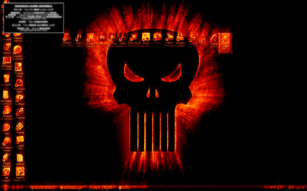 Burnintest Desktop Icons The Burning Desktop by Plymouth2009 on DeviantArt