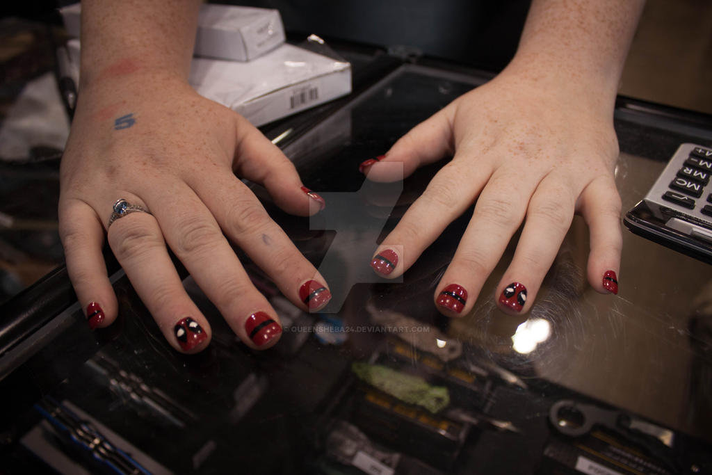 Deadpool nails