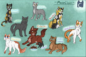 - Warrior Cats: MoonClan Cats Sketches -