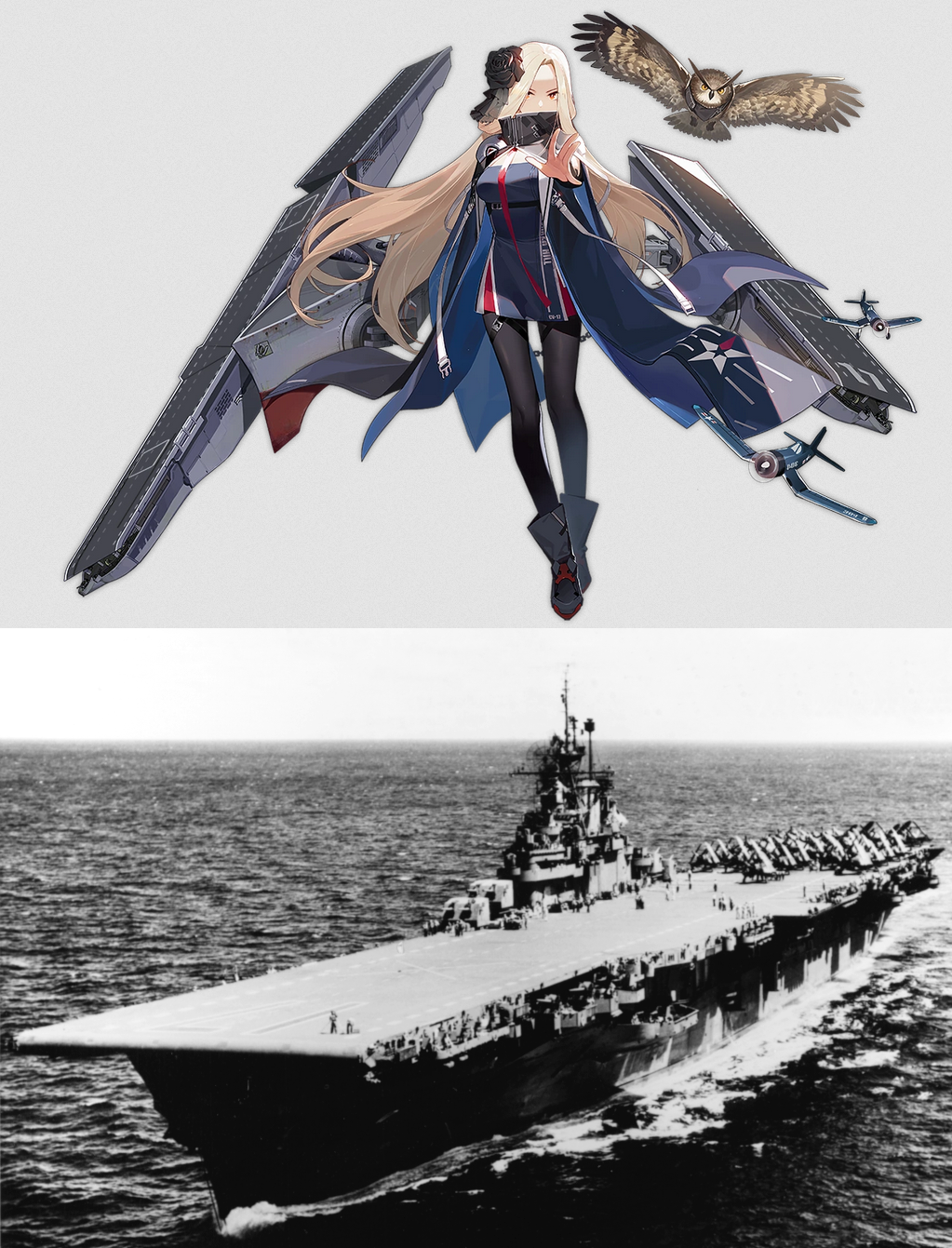 USS Bunker Hill, CV17 by ALaneExpertAnalyst on DeviantArt