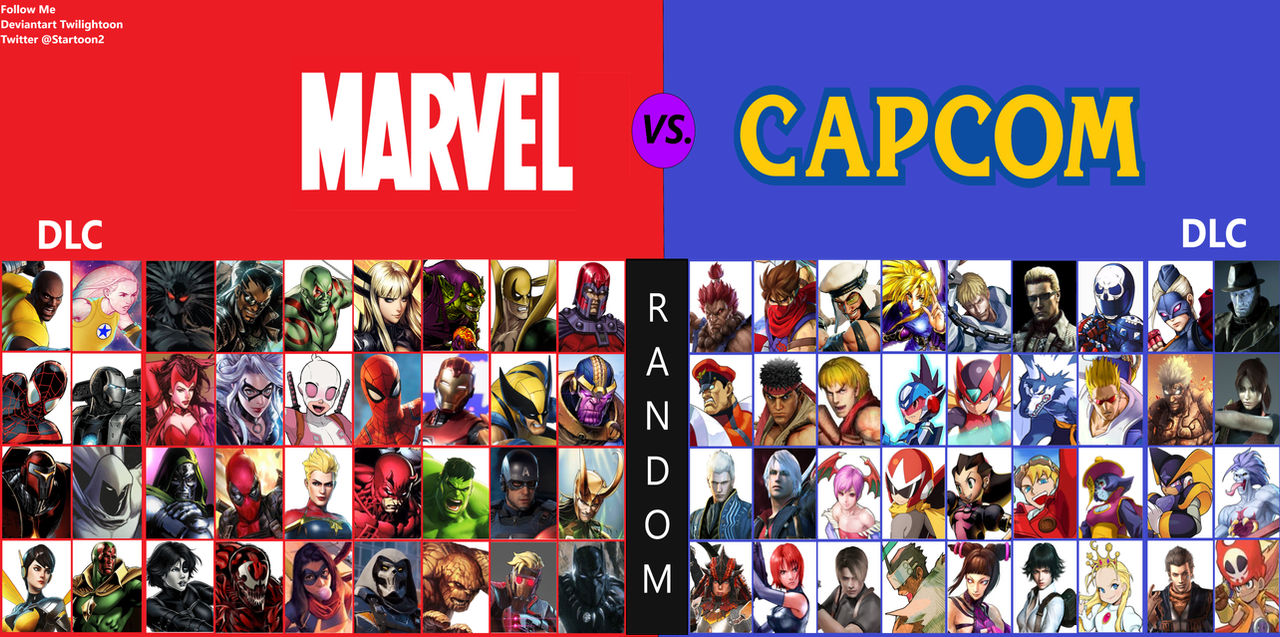My MVC Roster List. by Twilightoon on DeviantArt