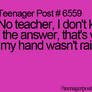 TEENAGER POST