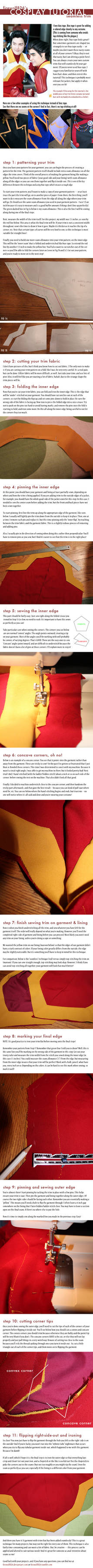 Cosplay Tutorial: Seamless Trim by firewolf826