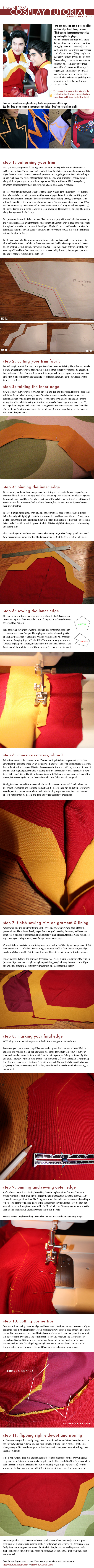 Cosplay Tutorial: Seamless Trim by firewolf826