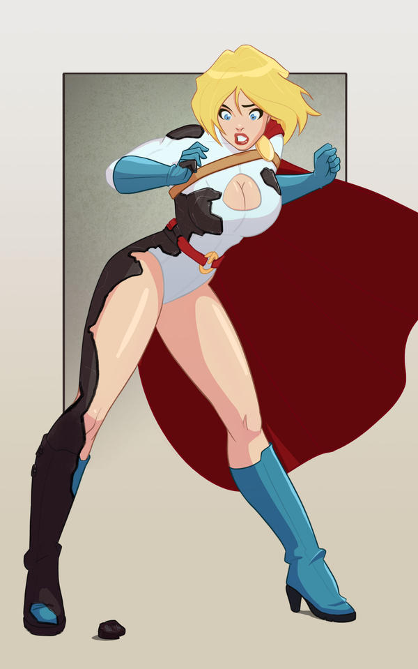 Power Girl Statue Commission