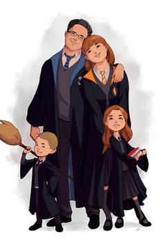 Harry Potter Family Portrait Commission