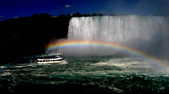 A Perfect Moment at the Falls