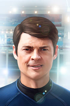 Karl Urban as Dr. Leonard 'Bones' McCoy