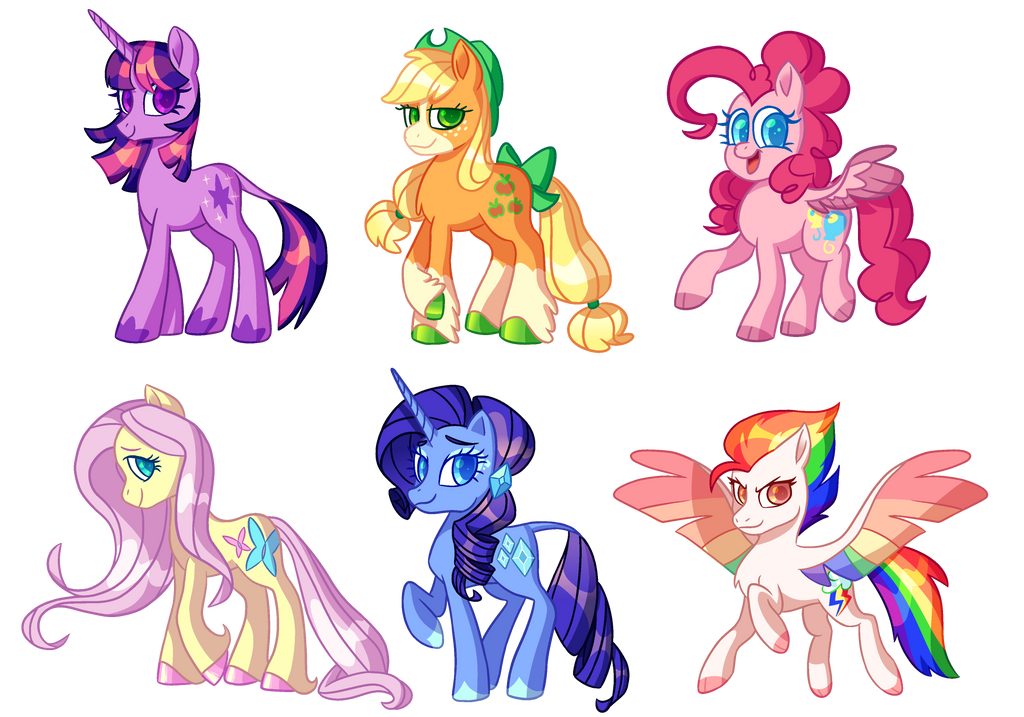 MLP G5 Redesigns by DaviDarkTheGunter on DeviantArt