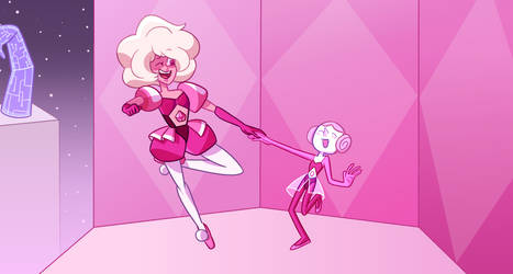 Pink Diamond and Pink Pearl