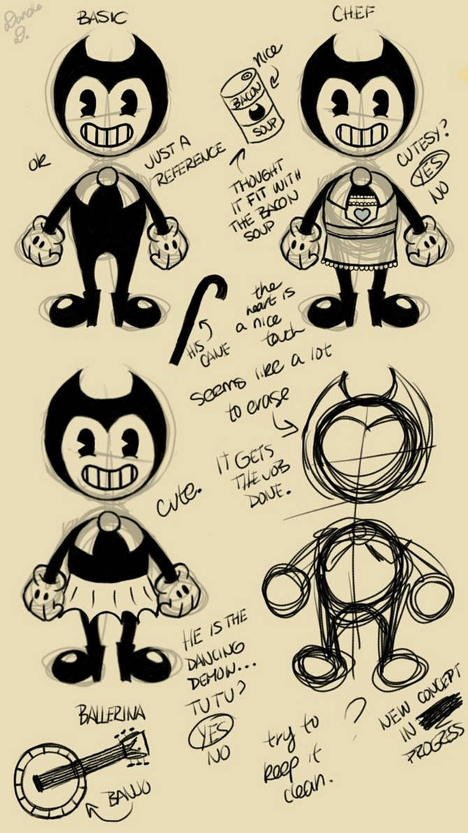 Batim Pattern (BATIM CONTEST ENTRY) Concept Drawing by ShadiestBoo on DeviantArt